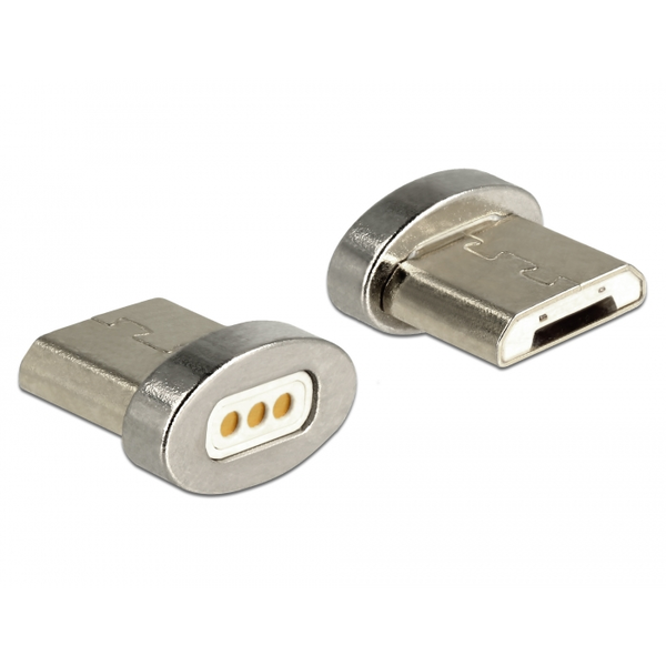 DELOCK Magnetischer Adapter USB Typ Micro-B Stecker