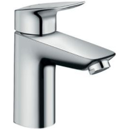 Hansgrohe 71100000 Logis 100 Mosdócsaptelep, , Leeresztőszeleppel - Rögzített, Egykaros, Ezüst (71100000)