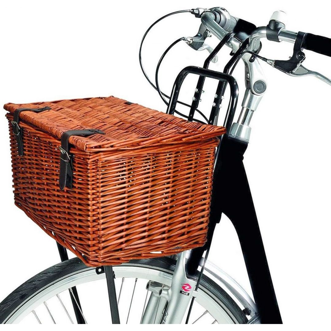 Retro kerékpáros fonott kosár, 30 literes (330662)