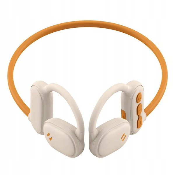 Слушалки Havit E553BT с Bluetooth, цвят бежов