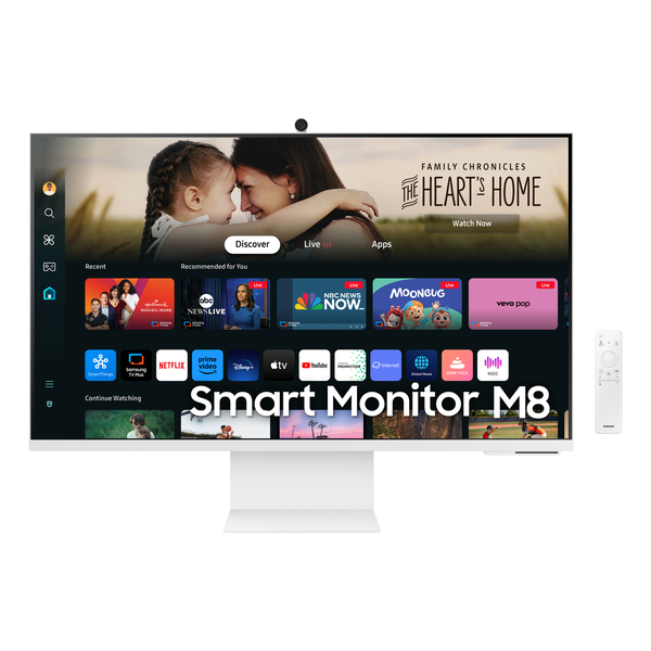 Samsung M80D 32 colos 4K Ultra HD okos monitor fehér