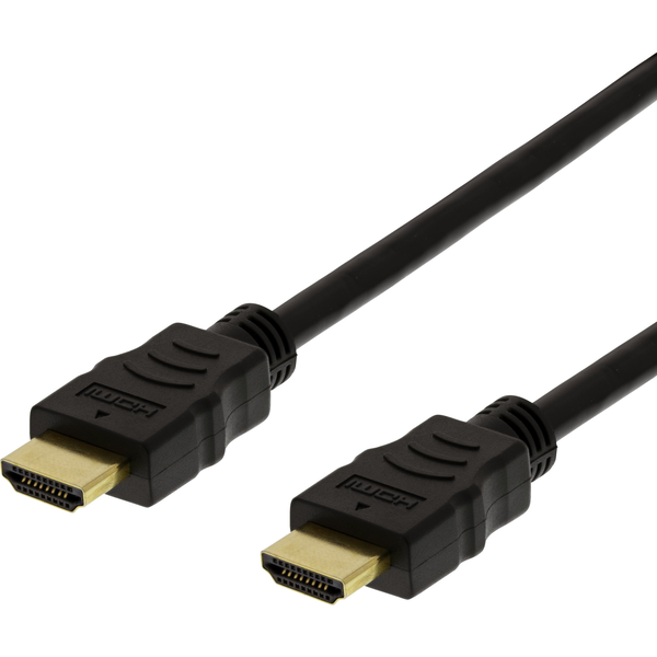 Kabel Deltaco DELTACO HIGH-SPEED FLEX HDMI cable, 1M, 4K UHD, black