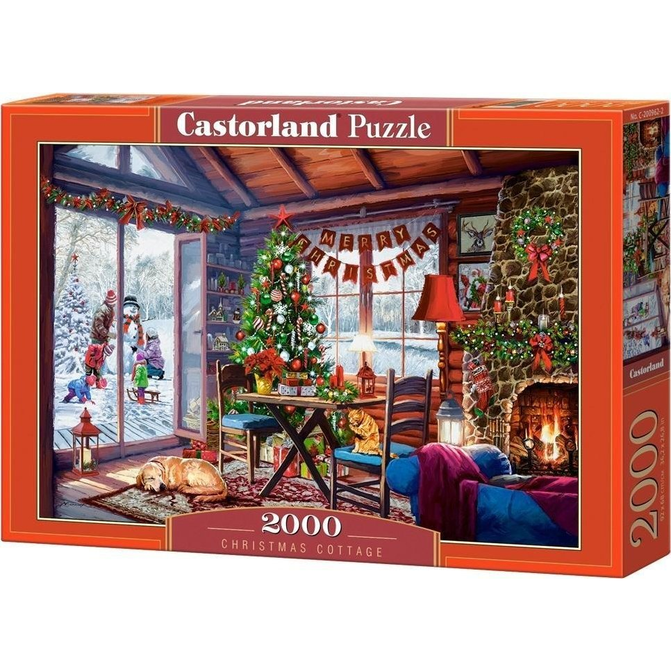 Castorland 2000 db-os Puzzle - Karácsonyi Házikó (C-200962) (5904438200962)