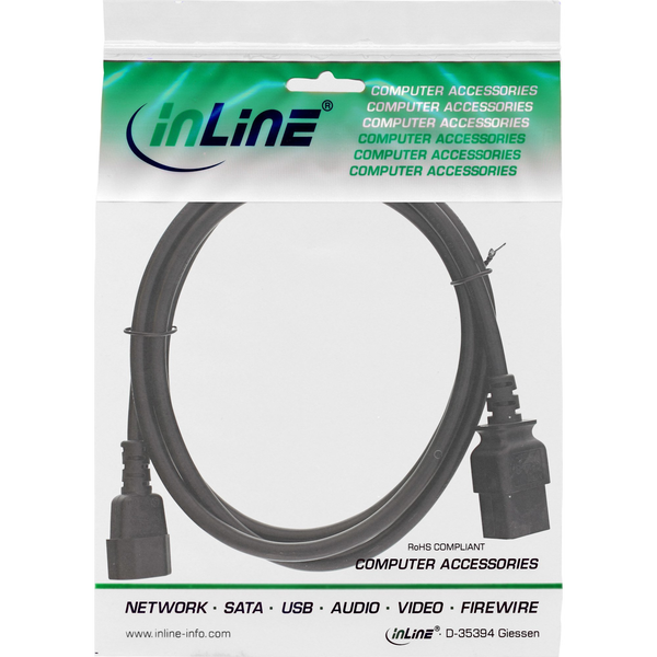 InLine 16659G cavo di alimentazione Accoppiatore C14 Accoppiatore C19