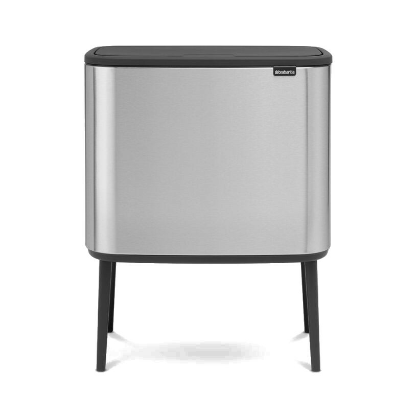 Brabantia Bo Touch 3 x 11 literes érintőfedeles fém szemetes - Inox (31 60 81)
