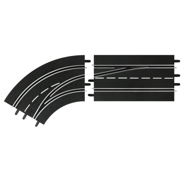Carrera DIGITAL 132/124 - 30363 kanyarban előzés elem (bal-belső ív) (GCD3032) (GCD3032)
