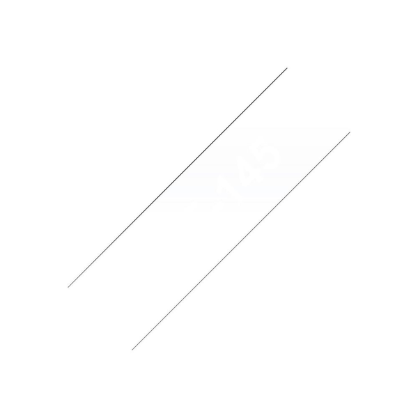 Brother TZe-145 páska pro tvorbu štítků Bílá na průhledné