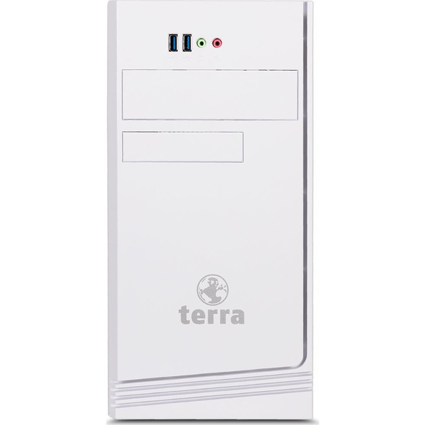 TERRA EU1000069 computere personale (PC)/stații de lucru Intel® Core™ i5 i5-12400 8 Giga Bites DDR4-SDRAM 500 Giga Bites SSD Windows 11 Pro Mini Tower PC-ul Alb