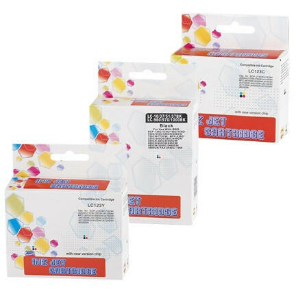 Inkoust Aigostar pgi1500 pro Canon černý (black), červený (magenta), modrý