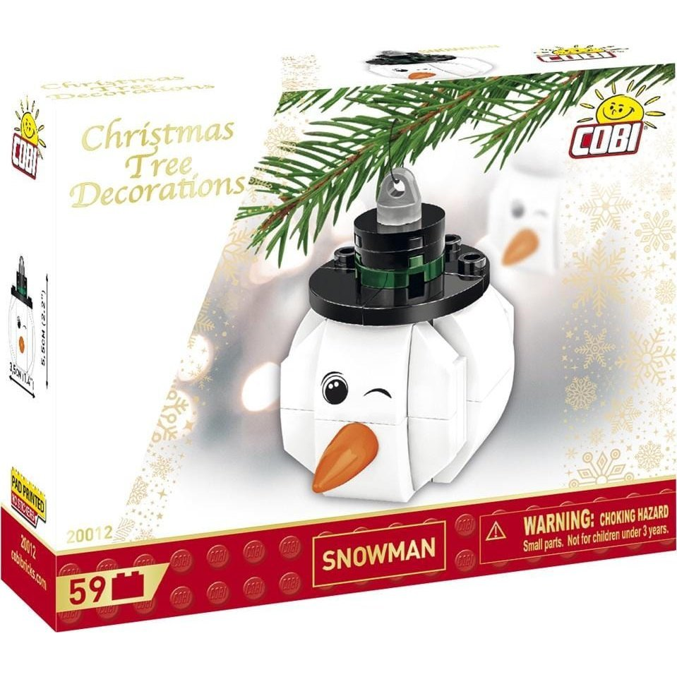 COBI: Karácsonyfadísz hóember építőjáték (20012) (5902251200121)