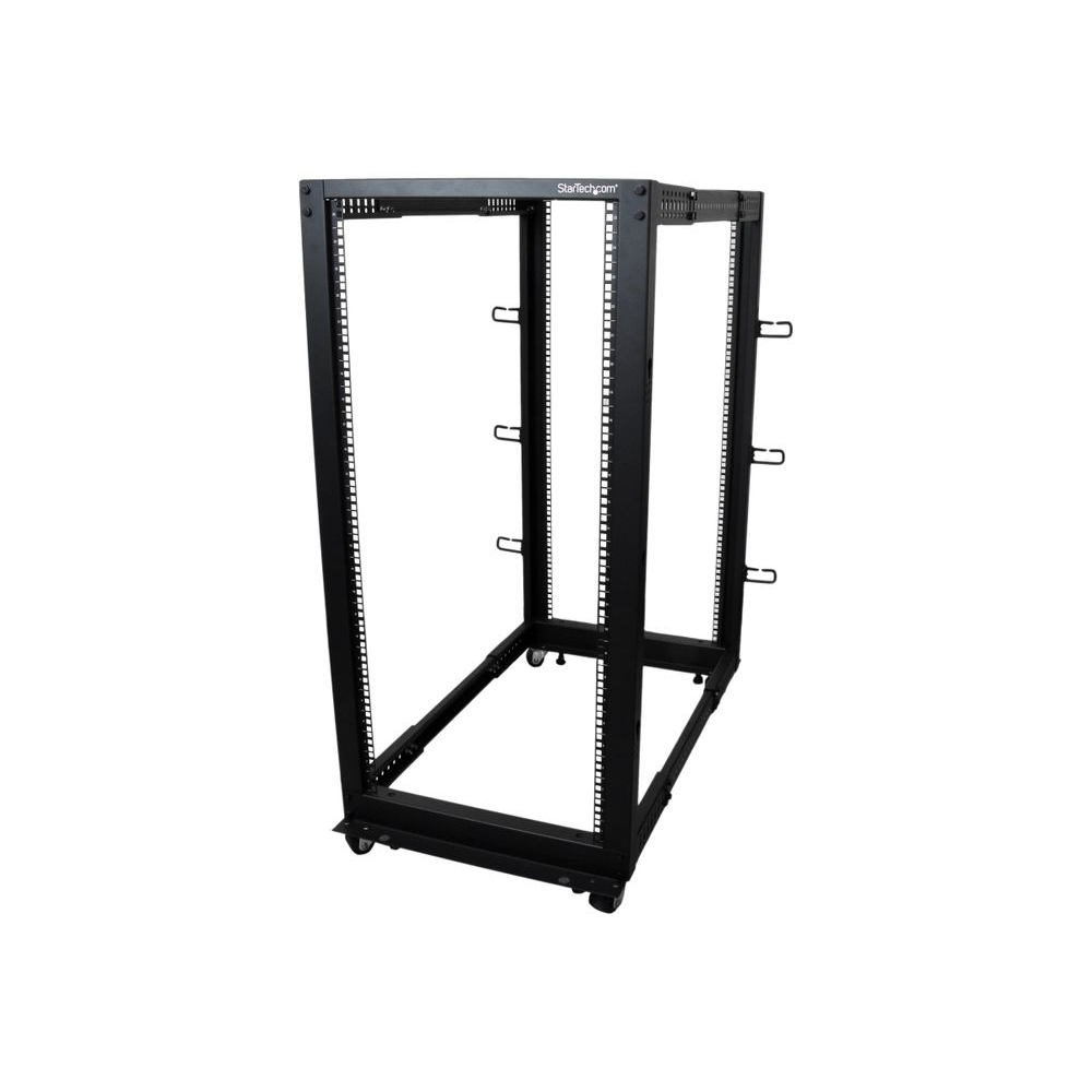StarTech.com 25U Open Frame Server Rack - 4 Post Adjustable Depth (22