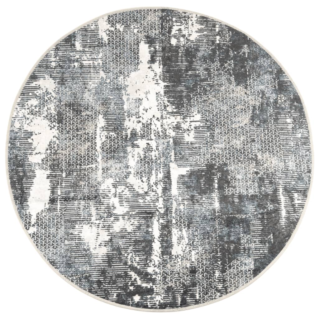 többszínű mosható csúszásgátló szőnyeg Ø 120 cm (136596)