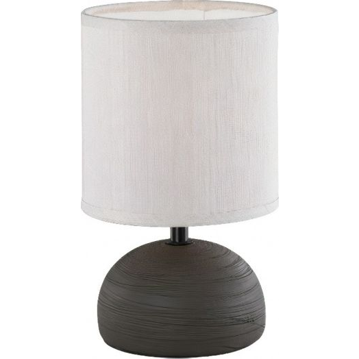 Lampa stołowa lampa stołowa Luci 14 x 23 cm E14 ceramiczna 40W ciemny brąz