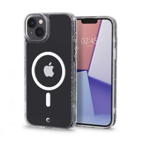 Spigen Cyrill Apple iPhone 14 Plus Shine MagSafe tok átlátszó glitter (ACS04942) (ACS04942)