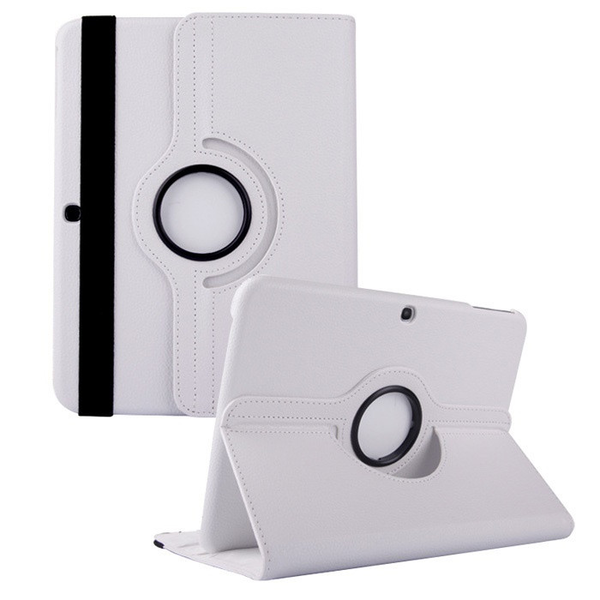 Samsung Galaxy Tab S3 9.7 SM-T820 / T825, калъф с папка, въртящ се (360°), бял (62753)