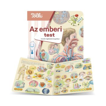 TOLKI Interaktív foglalkoztató könyv - Az emberi test