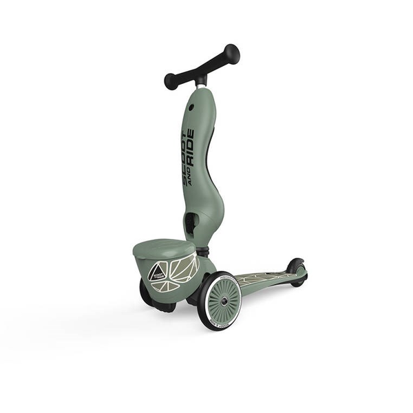 Scoot & Ride Highwaykick 1 Lifestyle 2w1 Green Lines 96604