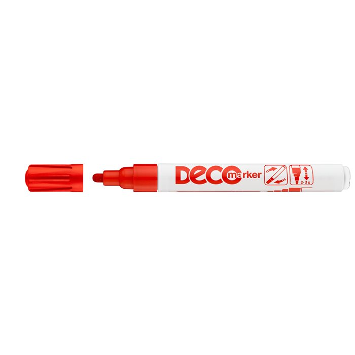 ICO Decomarker 2-4mm Lakkmarker - Piros (9580098003)