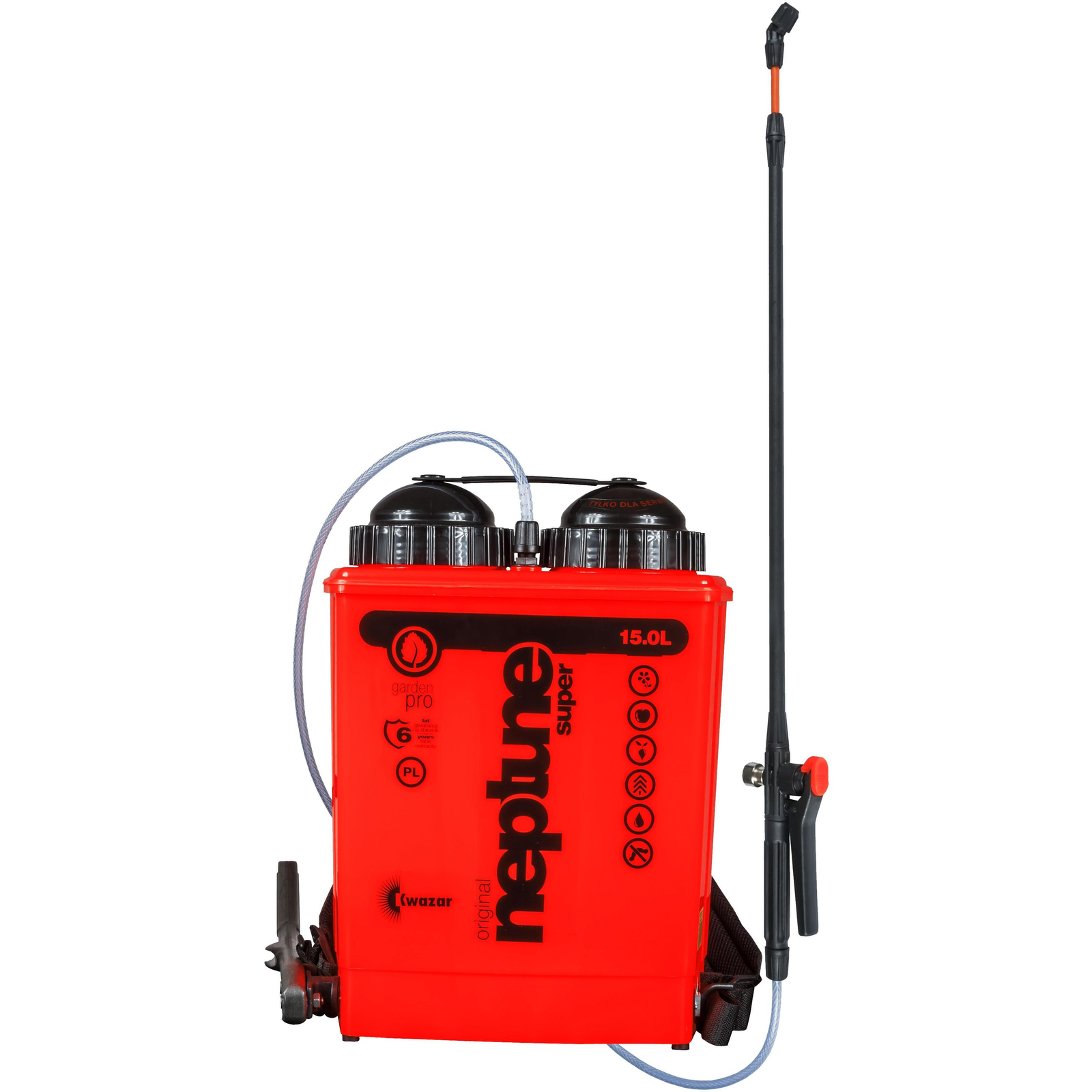 KWAZAR dugattyús permetezőgép, hátizsákos NEPTUN SUPER, 15 l (6278)