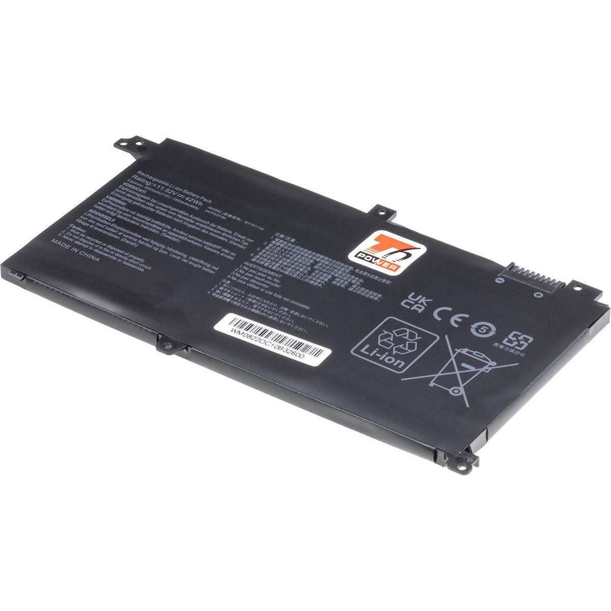 T6 Power for Asus VivoBook S14 S430UF, Li-Poly, 11.52 V, 3650 mAh (42 Wh), black (NBAS0160_v127746)