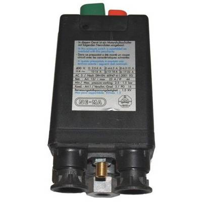 Aerotec Nema Schalter 400V 3 Wege 3/8 Zoll 6,3-10 A - Abg. 3 - 1/4 Zoll Sűrített levegős nyomókapcsoló (9063148)
