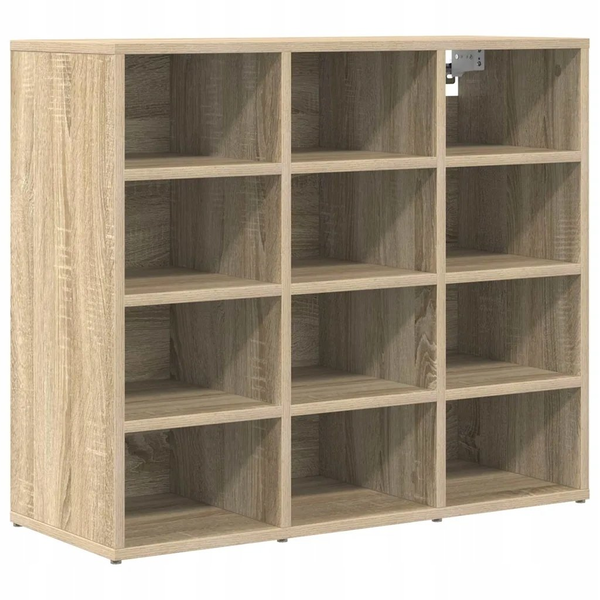 Cipősszekrény polcokkal sonoma tölgy 77.5 x 30 x 67 cm Faanyag