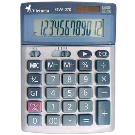 Калкулатор Victoria GVA-270, настолен, 12 разряден