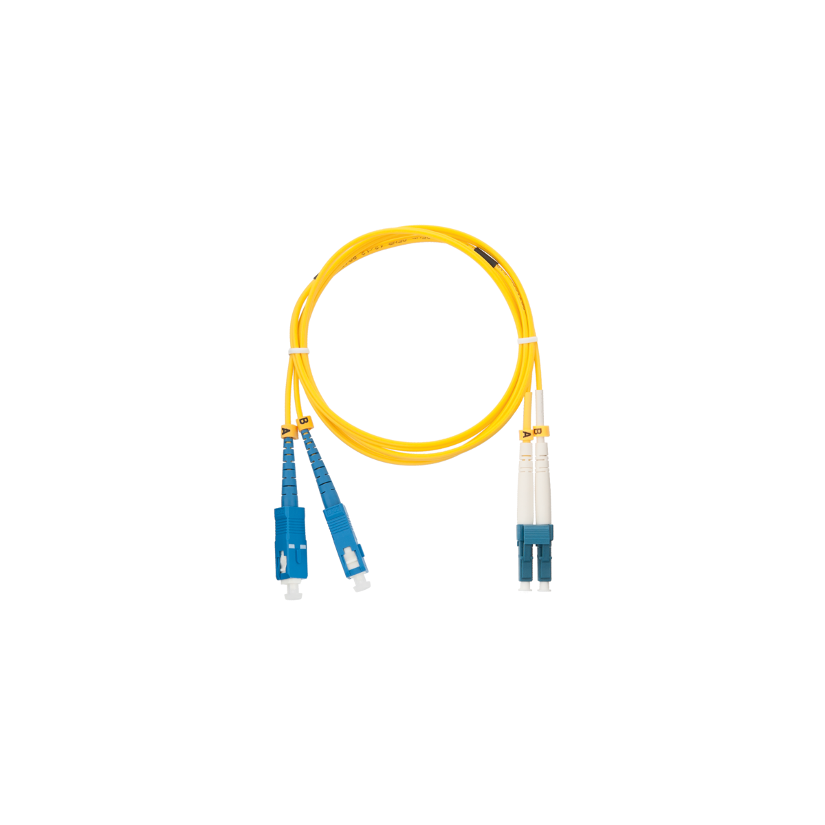 Nikomax NMF-PC2S2C2-SCU-LCU-010 optikai patch kábel SL - LC Duplex 10m - Sárga (NMF-PC2S2C2-SCU-LCU-010)