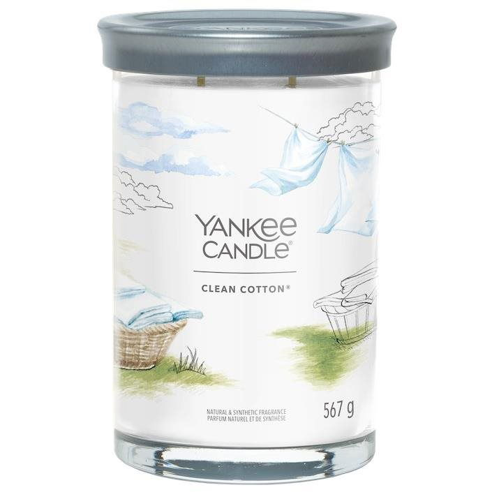 YANKEE CANDLE Signature 2 kanóc Clean Cotton 567 g (5038581143309)