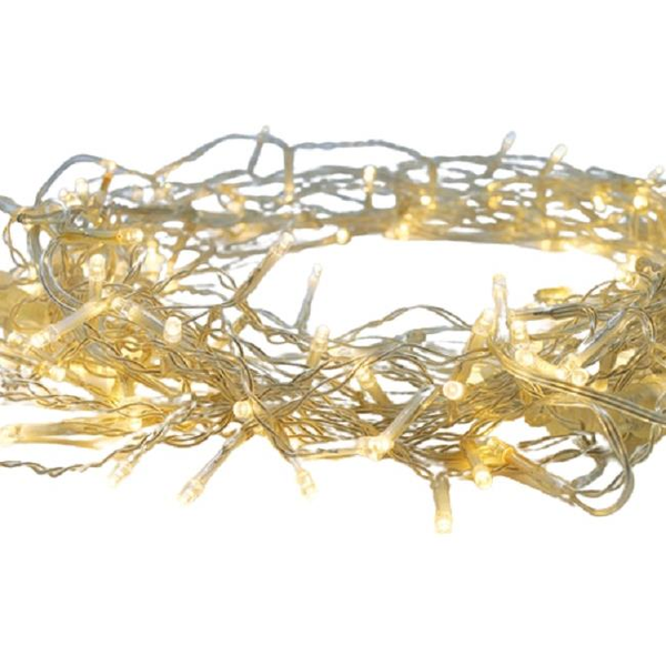 Aca Lighting LED karácsonyi fényfüzér, 3×5 m, melegfehér, IP44, 100 LED