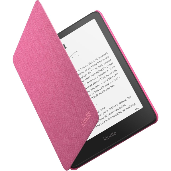 Amazon Kindle Paperwhite 2024 szövet tok Raspberry