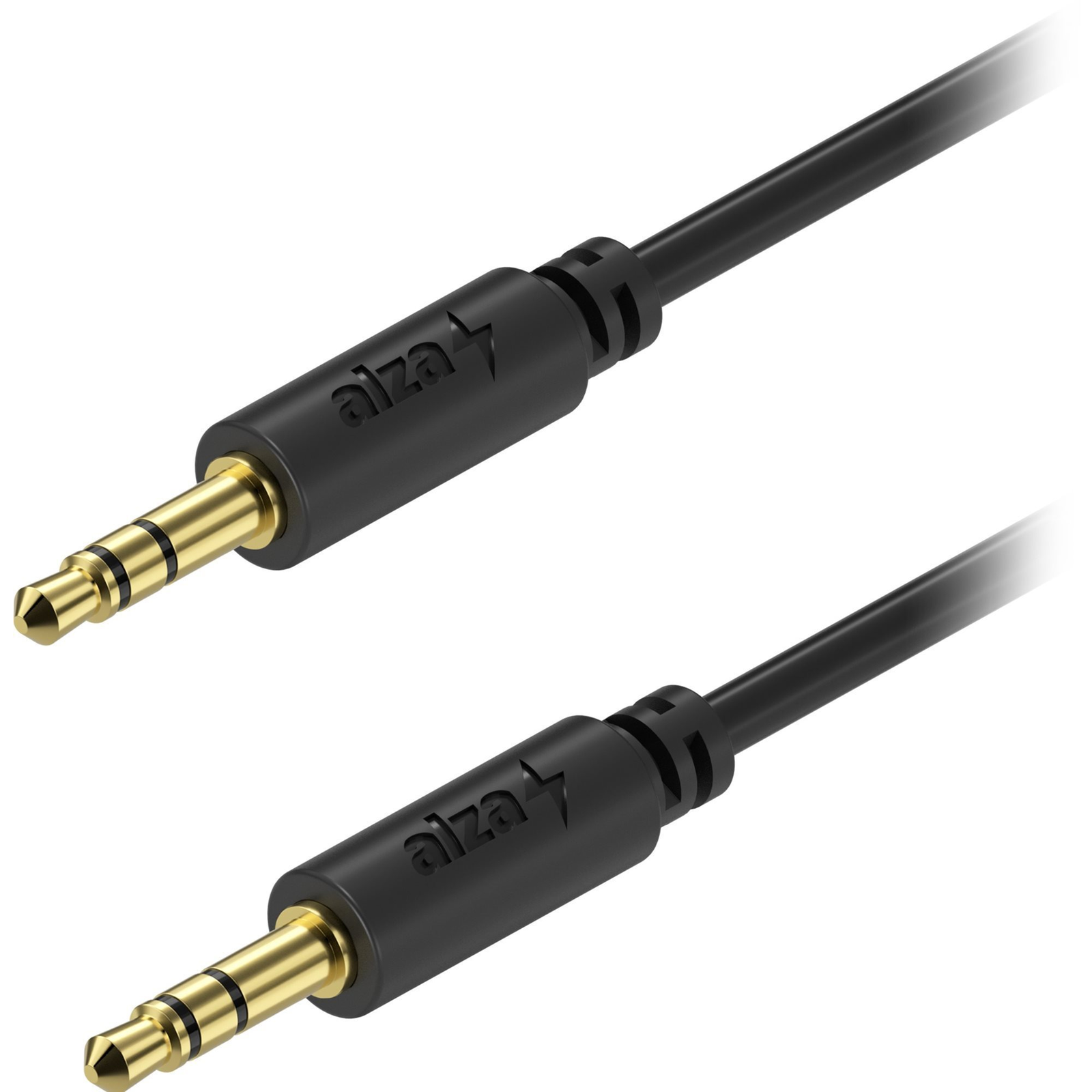 AlzaPower Core Audio 3.5mm Jack (M) to 3.5mm Jack (M), 3m - fekete (APW-CBA3JM13B)