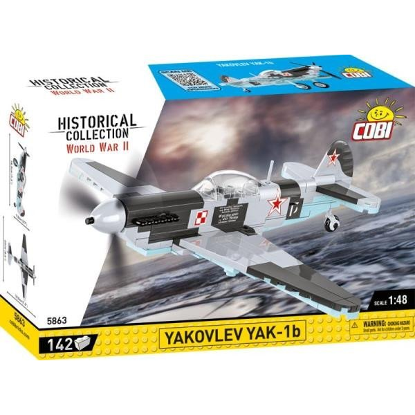 Cobi 5863 Historical Collection Wwii Yakovlev Yak-1b 142 Pieces