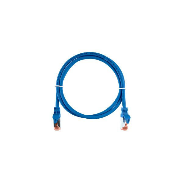 NIKOMAX Patch kábel S/FTP CAT6a LSOH, Essential Series,  10m, kék