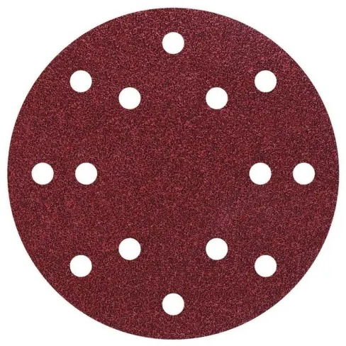 5 Discos Adhesivos De Lijar Para Lijadoras Excéntricas Ø 150 Mm Wolfcraft Grano 120