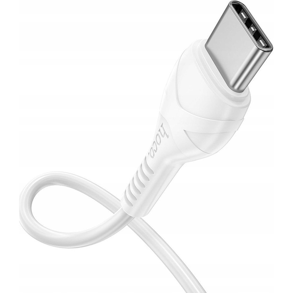 Kábel Hoco USB typ C - Apple Lightning 1 m biely