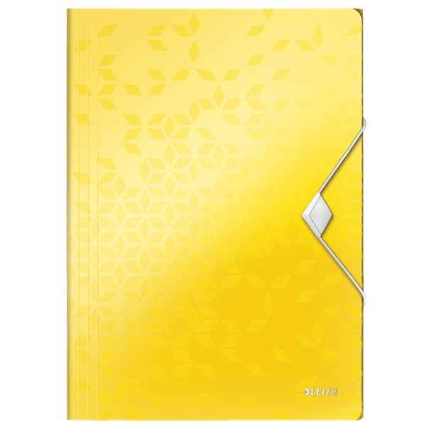 Leitz WOW gumis mappa sárga (45990016) (leitz45990016)