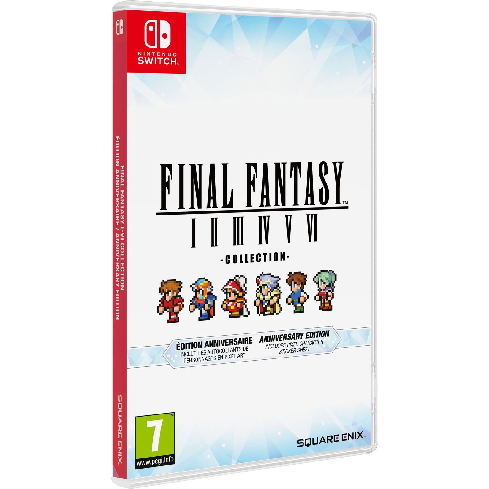 Final Fantasy I-VI Pixel Remaster Anniversary Edition - Nintendo Switch (PC - Dobozos játék)