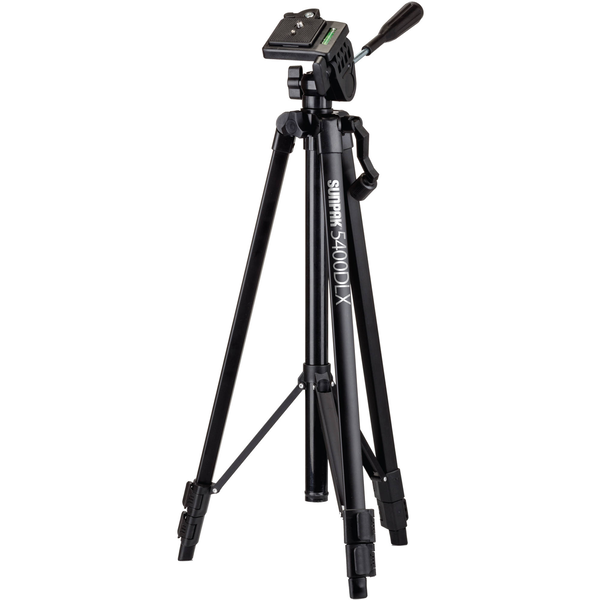 Sunpak 5400DLX Kamera állvány (Tripod) + Telefon és akciókamera adapter - Fekete