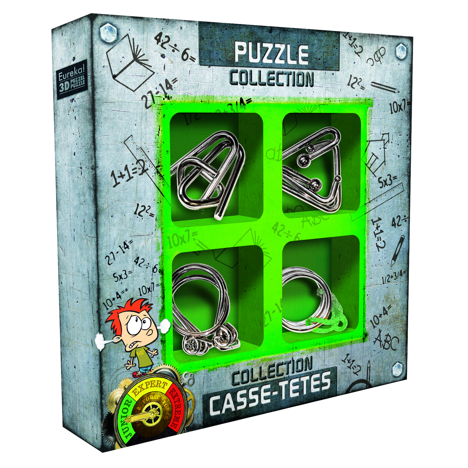 Eureka Puzzles collection Junior Metal ördöglakat készlet (EUR34518)