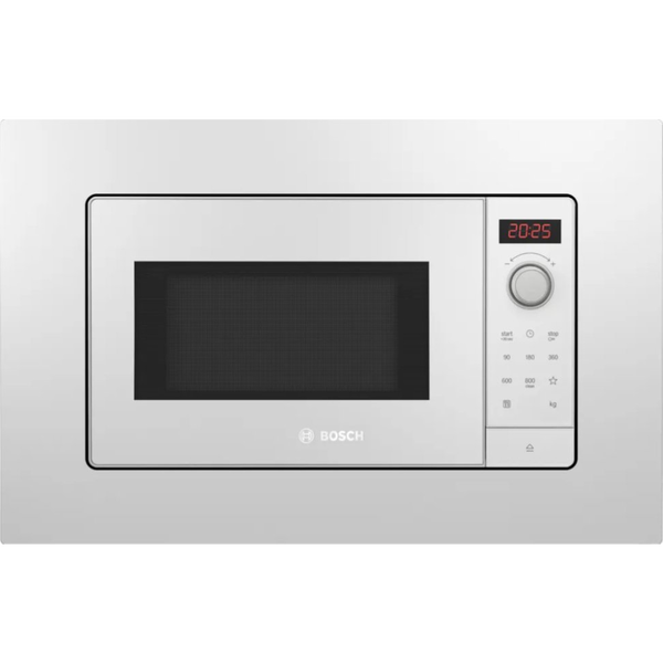 Bosch BFL623MW3 Beépíthető Mikrohullámú Sütő 800W 20L Fehér