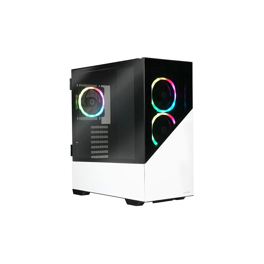 Enermax ENERMAXK8 Számítógépház - Fekete/Fehér (ECA-EK8-WW-ARGB)