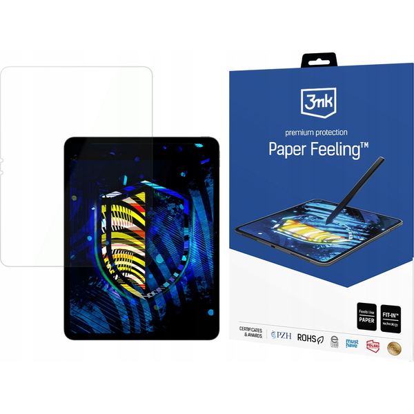 Комплект защитни фолиа 3MK, Paper Feeling, 2 броя, За iPad Pro 13" (M4, 2024) Против пръстови отпечатъци, Устойчив на надраскване