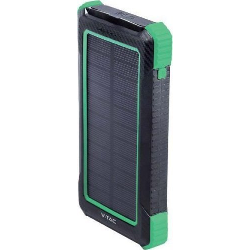 V-TAC VT-11111 10000mAh Power Bank Fekete-zöld
