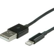 VALUE USB 2.0 Sync- & Ladekabel mit 8pin-Anschluss, 0,15 m