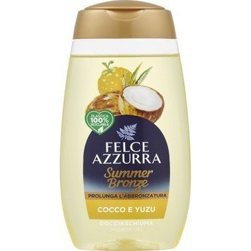  Felce Azzurra Felce Azzurra, Summer Bronze Żel pod prysznic Kokos & Yuzu, 250 ml
