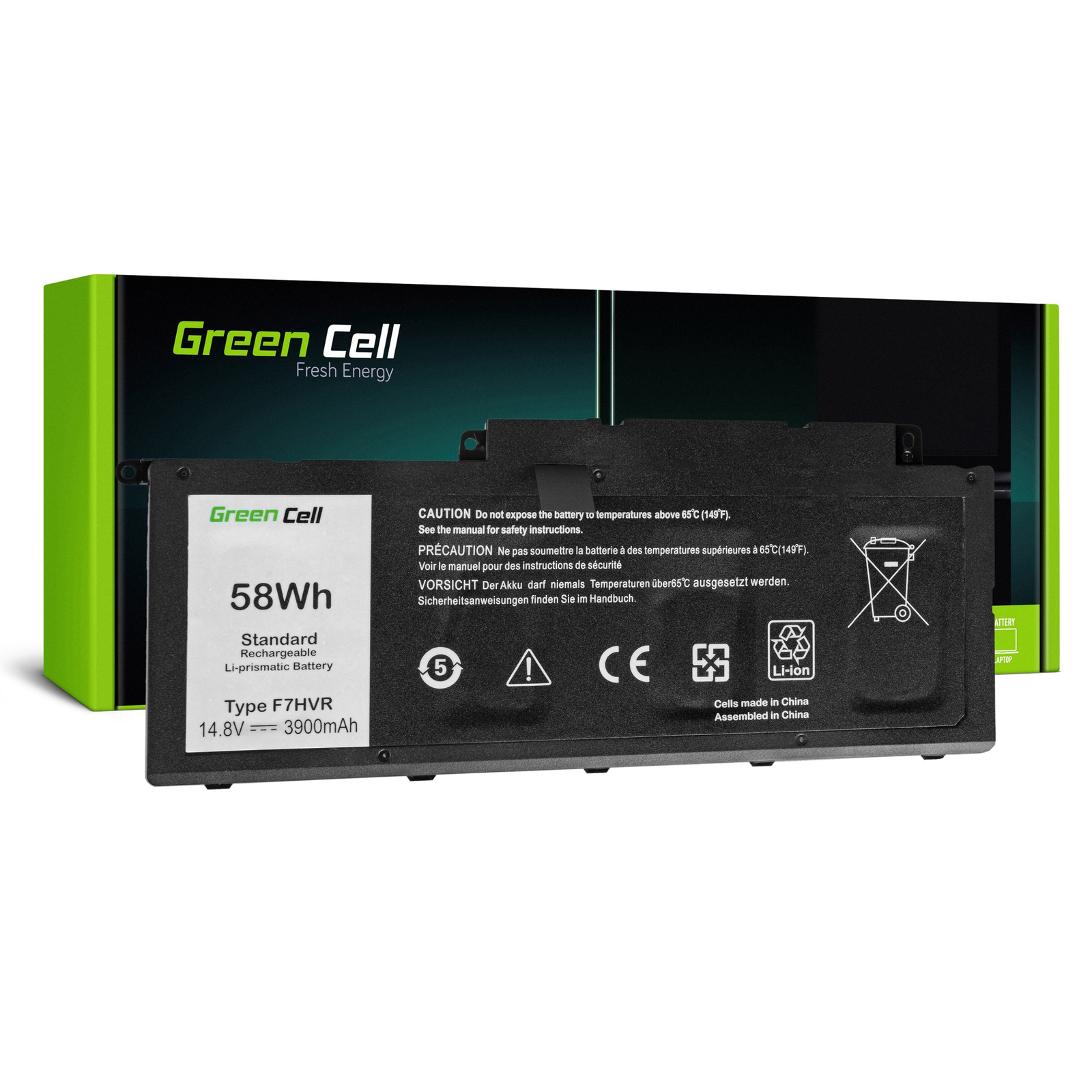 Green Cell DE112 Dell Inspiron xxx/Dell Vostro xxx notebook akkumulátor (DE112)