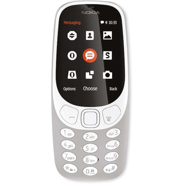 Nokia 3310 Retro Dual SIM szürke (Nincs magyar nyelvű menü)
