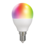 LED RGB DELTACO SMART HOME умна крушка, E14, WiFI 2.4GHz, 5W, 470lm, регулируема, Google Assistant и Amazon Alexa, 2700K-6500K, бяла