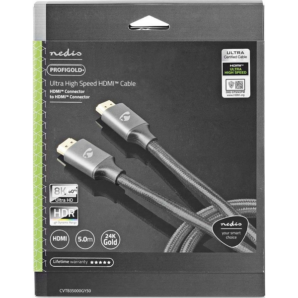 Hdmi A Hdmi Ultra High Speed 48 Gbps 8k A 60hz 5m Cable